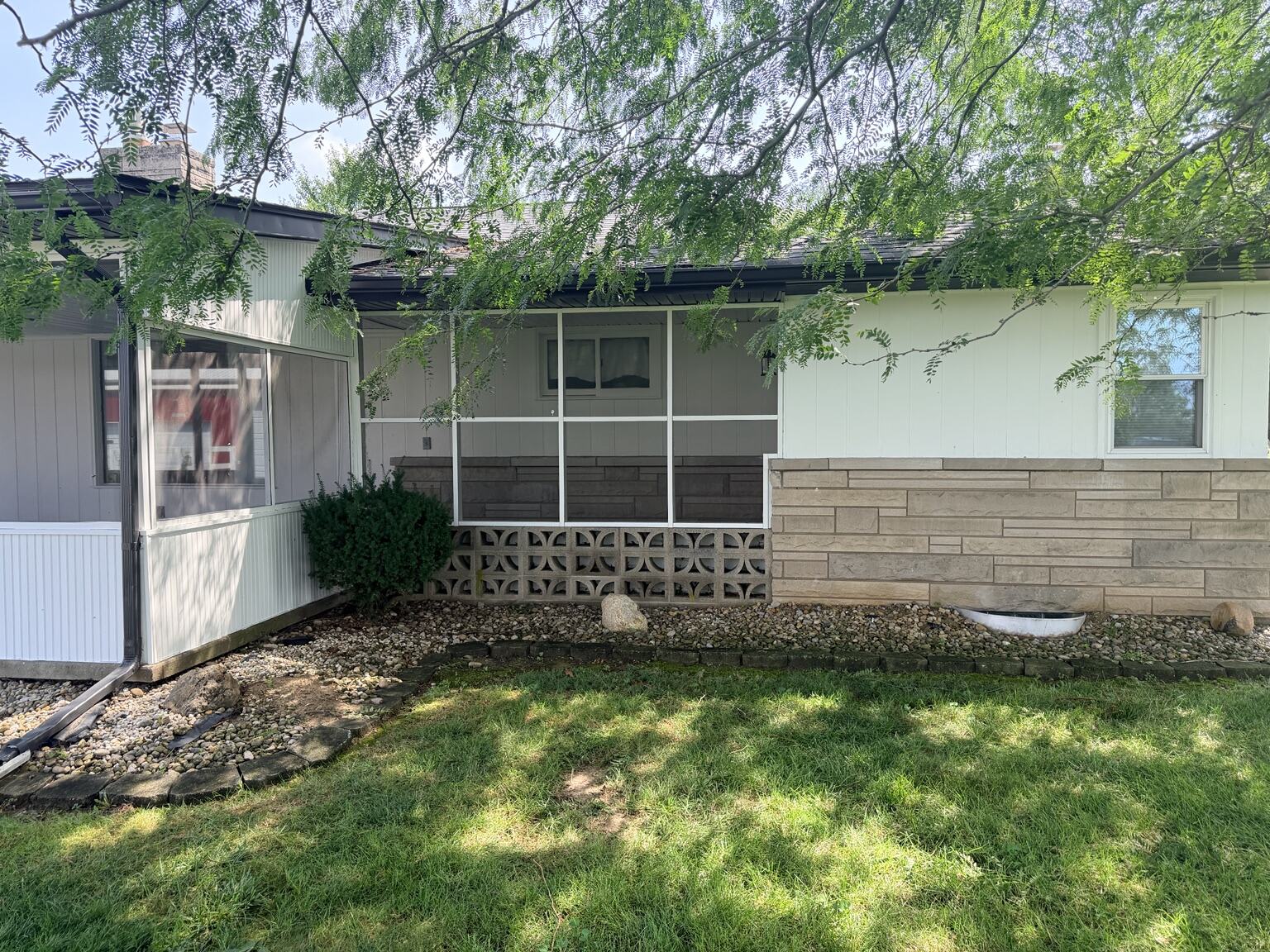 Completed exterior painting project, view 7